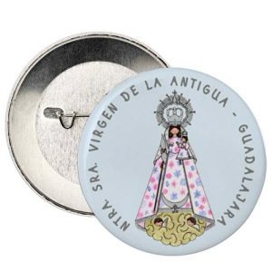 Chapas alfiler de 38mm de diámetro Azul