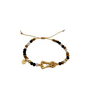 PULSERA COLORINES ORO